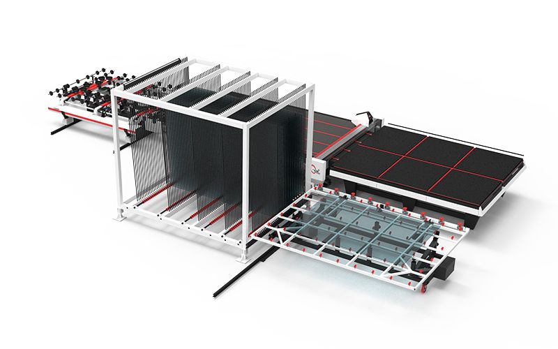 Fächerspeicher Lagersystem für Restplatten/ Lagersystem für Restplatten